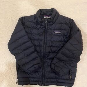 Patagonia “Baby Down Sweater Jacket” size 4T navy blue